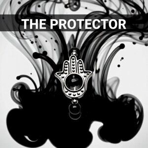 Hamsa Hand + Black Stone Beaded Ring! Protections + Blessings! Custom Size Avail